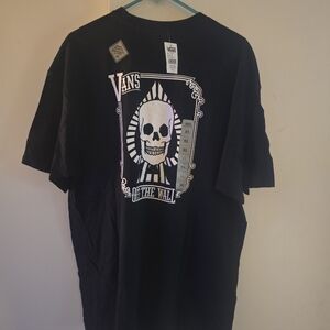 Vans Black Skull Graphic Tee